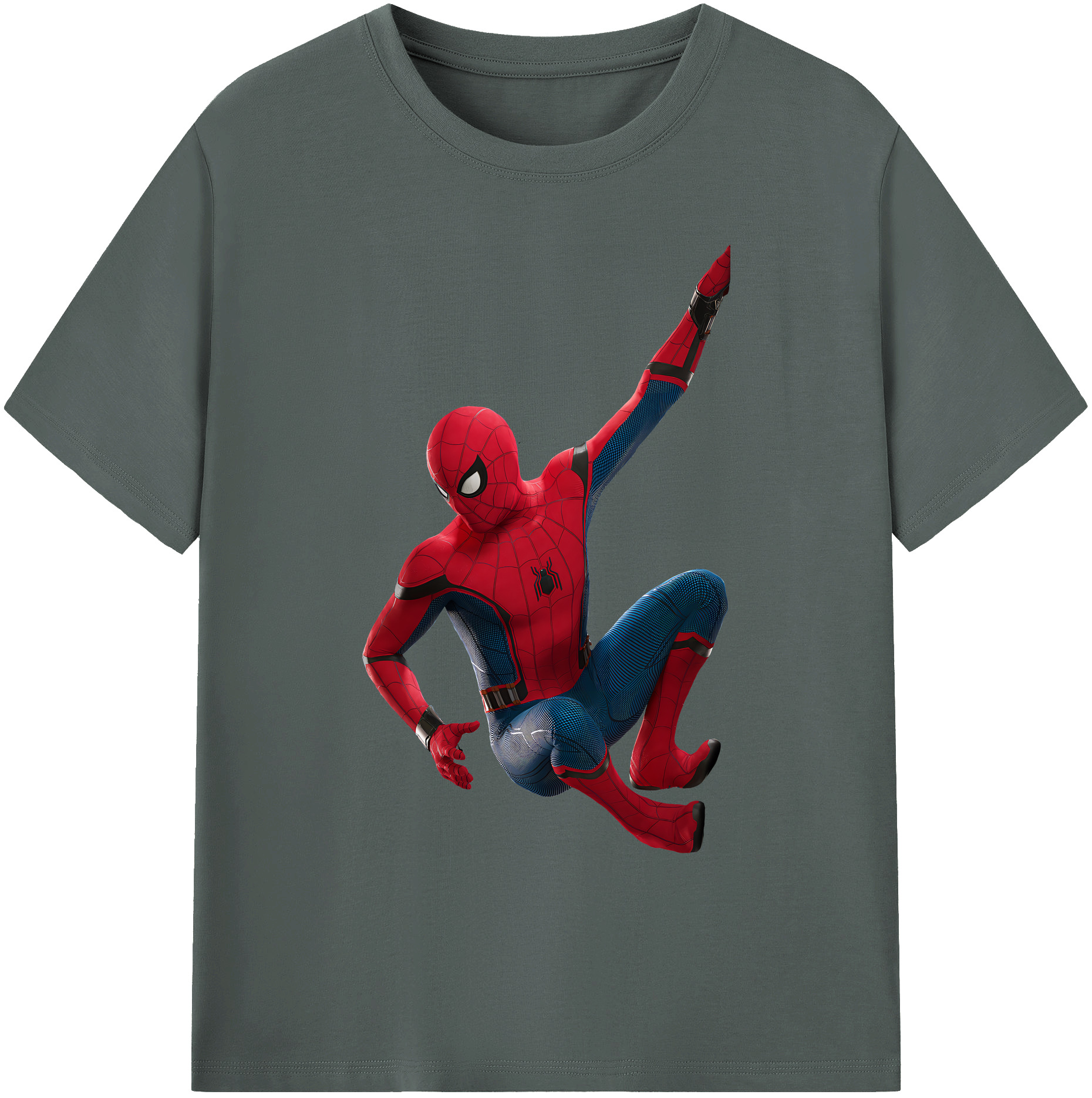 （画像用） Spider Man スパイダーマン 綿100％ メンズ半袖Tシャツ｜肌触りやわらか＆通気性
